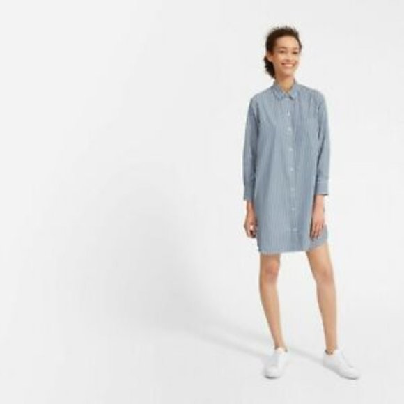 Everlane Cotton Shirt Dress - Picture 2 of 7